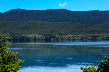 Obraz premium Galletué Lagoon, Araucanía,Chile Southamerica