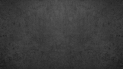 Fototapeta premium Old black grey gray rustic leather texture - Background banner