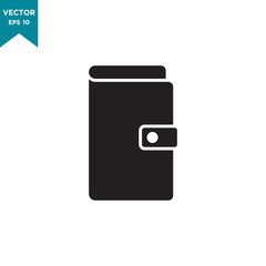 best wallet icon vector logo template 