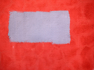 red gray two-color weathered wall