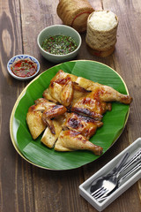 gai yang, thai style grilled chicken