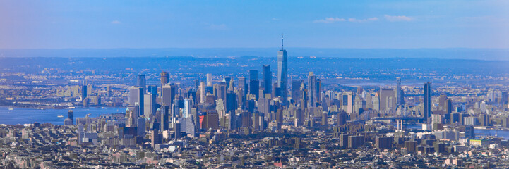 Fototapeta premium Aerial New York City