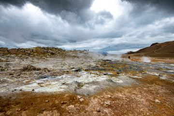 Hverarönd, das Solfatarenfeld auf Island