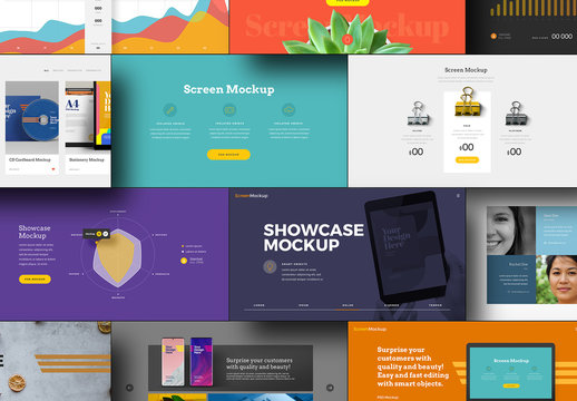 Presentation Showcase Mockup