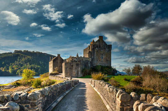 Eilan Donan Castle In The Scottish Highlands.