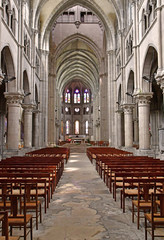 Fototapeta na wymiar Epernay, France - july 26 2016 : Notre Dame church