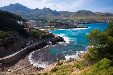 Cala Sant Vicenc bay, Mallorca, Spain
