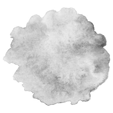 Grayscale abstract watercolor background for your design.