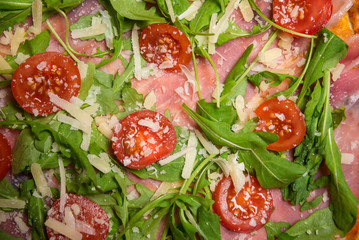 food on plate at restaurant