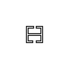 h letter vector logo abstract