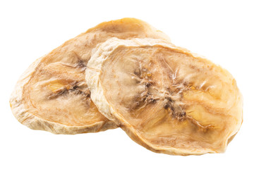 Banana chips isolated, paths