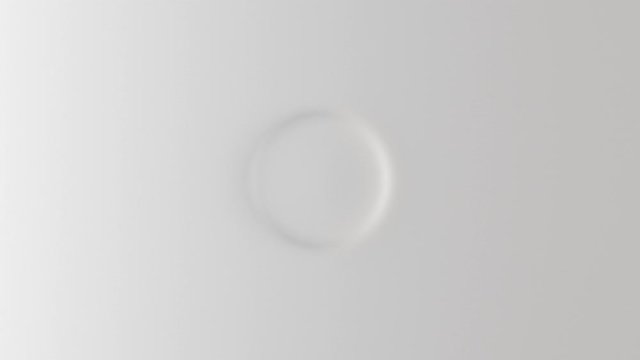 3d render of white abstract pattern of liquid ripples. 4k seamless loop animation. Business presentation background.