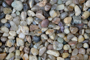 close-up background of colorful stones