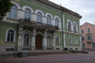 Fototapeta na wymiar The building of the knighthood of Estonia (Eestimaa ruutelkonna hoone), Tallinn, Estonia