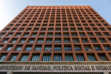 Ministry of Health in City of Madrid, Spain