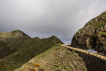 Naklejka premium Road in the mountains. beautiful road in the mountains. beautiful view.