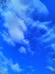Fototapeta premium Cool Cloud Formations Ascending In Louisiana Sky 