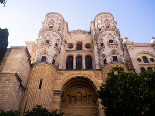 The old city of Malaga. Spain