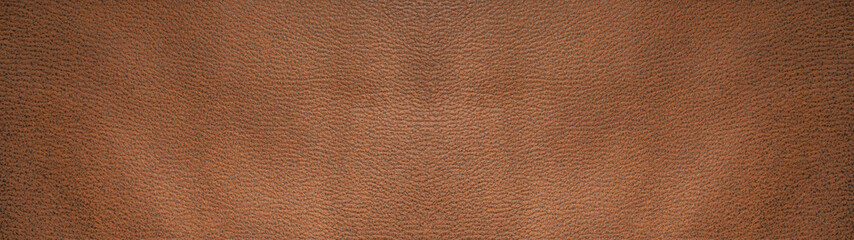 Fototapeta premium old brown rustic leather - background banner panorama long 