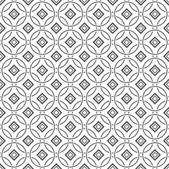 Seamless geometric monochrome vector pattern. Abstract seamless background for your design.