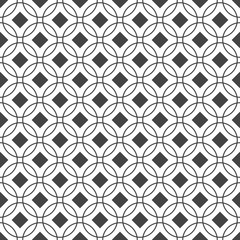 Seamless geometric monochrome vector pattern. Abstract seamless background for your design.