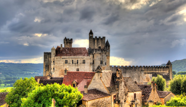 The Impressive Castle of Beynac in Dordogne, France