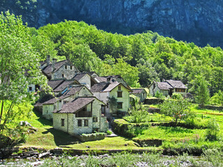 The Beautiful Village of Roseto in Switzerland