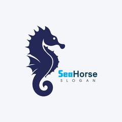 Sea horse icon Logo and symbol template vector design