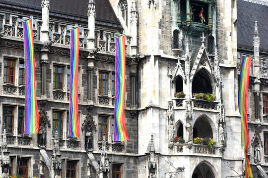Christopher Street Day CSD in M&uuml;nchen (Deutschland) - Christopher Street Day CSD in Munich (Germany)