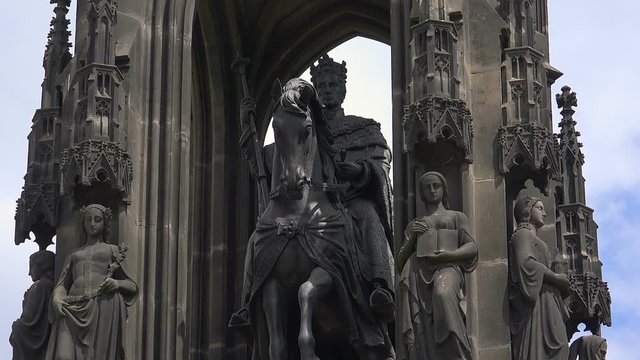 Monument to Emperor Franz I in Prague. 