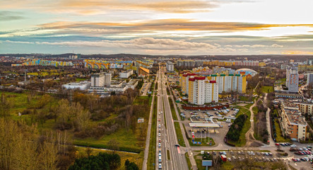 gdansk zaspa from above