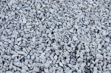 Gravel or break stone abstract background. Close up.