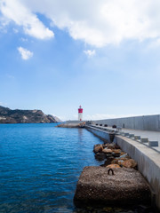 lighthouse on the coast of Spain