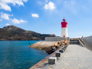 lighthouse on the coast of Spain