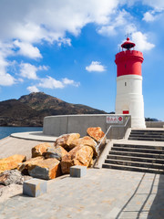 lighthouse on the coast of Spain
