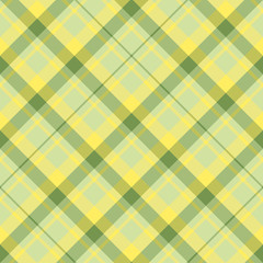 Seamless pattern in creative charming yellow and green colors for plaid, fabric, textile, clothes, tablecloth and other things. Vector image. 2
