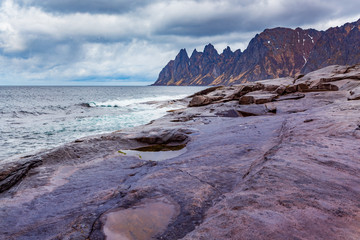 view of Senja from Tungeneset picnic