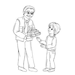 story compositions with children, school, teachers