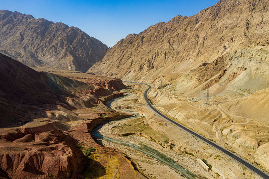 Aerial Of The Samangan Valley, Afghanistan