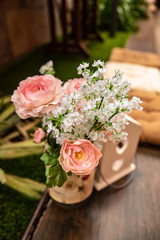 cesto de flores