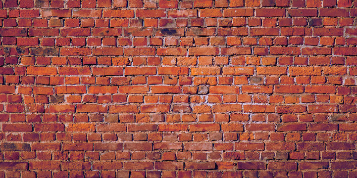 Fototapeta Vintage Red brick wall Background