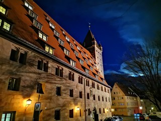 Obraz premium one winter day in nuremberg germany