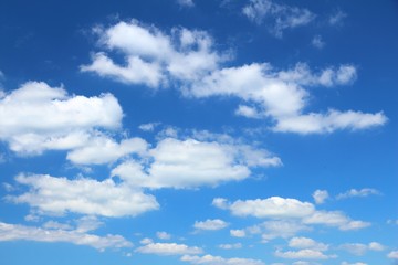 White clouds background