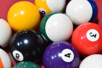 Pool table balls