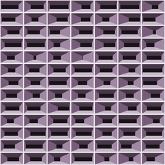 Fototapeta premium Abstract Structure Blocks Generative Art background illustration