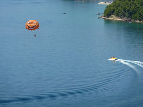 costa croata e parapendio