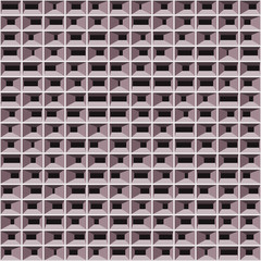 Abstract Structure Blocks Generative Art background illustration