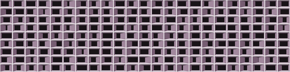 Abstract Structure Blocks Generative Art background illustration