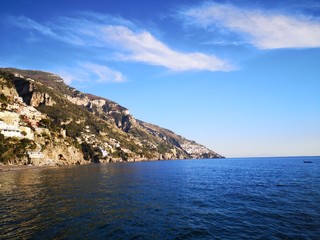 Naklejka premium one day in positano italy