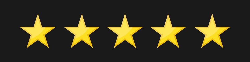 Five Star Premium Quality Product Vector